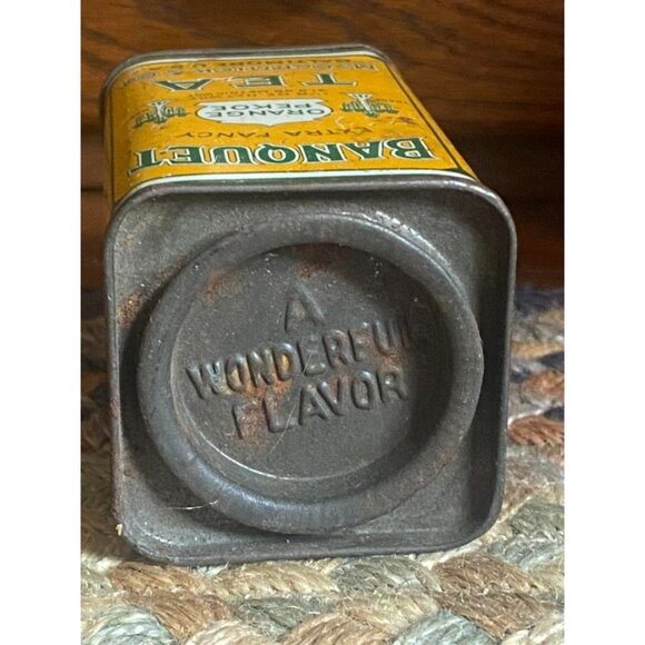 Vintage Banquet Orange Pekoe Tea Tin By McCormick & Co. 31.9g Extra Fancy Collec - Picture 2 of 3